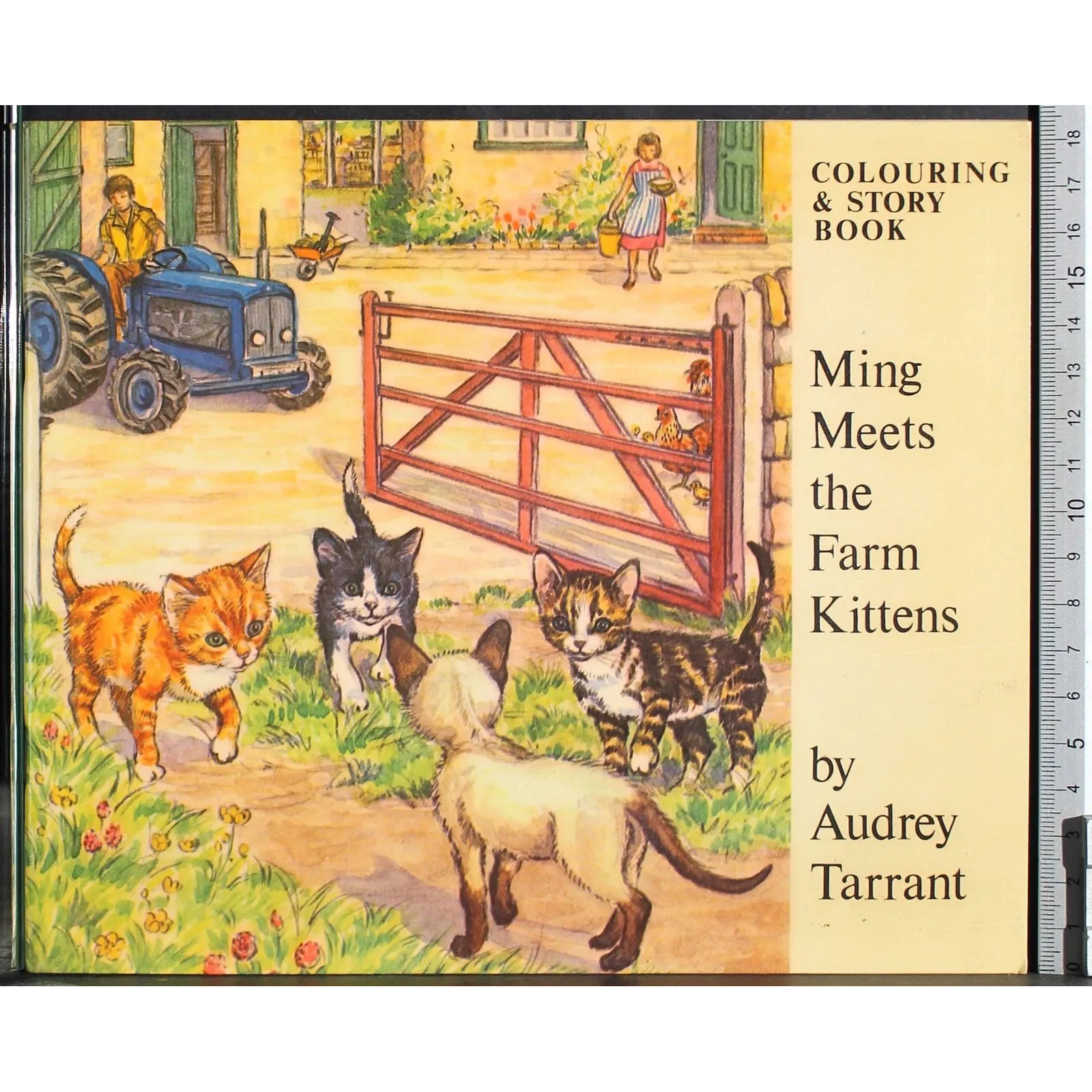 Ming meets the farm Kittens