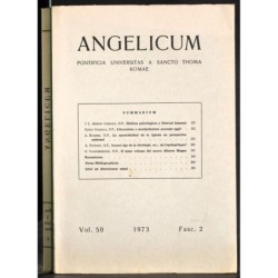 ANGELICUM - FASC 2, VOL 50 - 1973