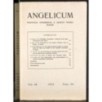 ANGELICUM - FASC 3-4, VOL 49 - 1972