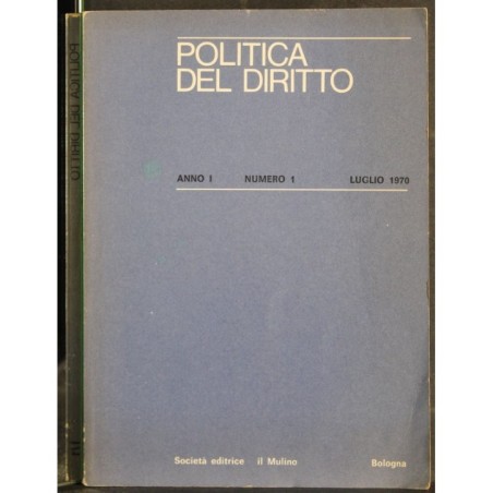 POLITICA DEL DIRITTO - N 1 - 1970