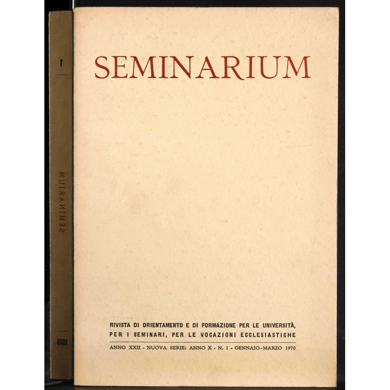 SEMINARIUM - N 1 - 1970