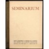 SEMINARIUM - N 1 - 1970