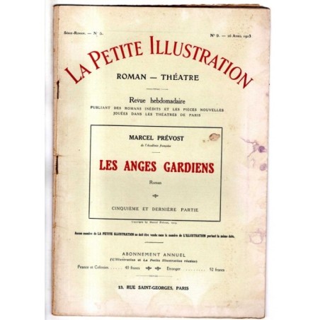LA PETITE ILLUSTRATION - N 9 - 1913 - ROMAN - THÉATRE