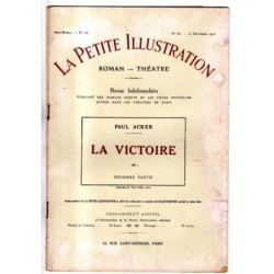 LA PETITE ILLUSTRATION - N 31 - 1913 - ROMAN - THÉATRE