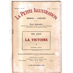 LA PETITE ILLUSTRATION - N 32 - 1913 - ROMAN - THÉATRE