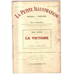 LA PETITE ILLUSTRATION - N 33 - 1913 - ROMAN - THÉATRE