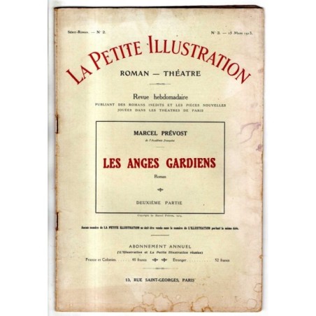 LA PETITE ILLUSTRATION - N 3 - 1913 - ROMAN - THÉATRE