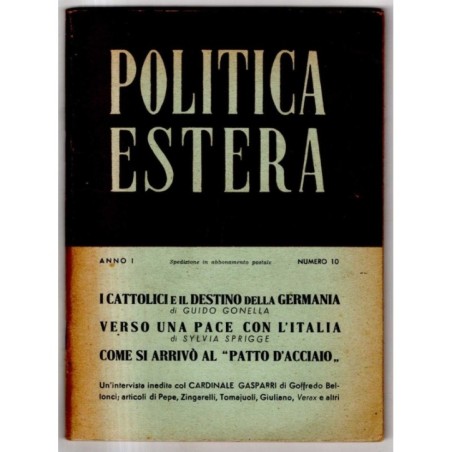 POLITICA ESTERA - N 10 - 1944