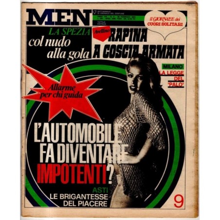 MEN - N 9 - 1973 - L'AUTOMOBILE FA DIVENTARE IMPORTANTI?