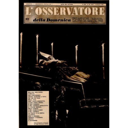 L'OSSERVATORE DELLA DOMENICA - N 24 - 1963