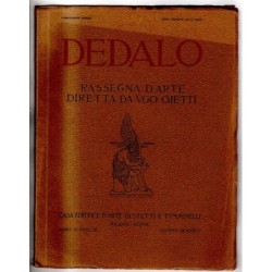DEDALO - N 3 - 1924 - RASSEGNA D'ARTE DIRETTA DA UGO OJETTI