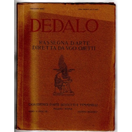DEDALO - N 3 - 1924 - RASSEGNA D'ARTE DIRETTA DA UGO OJETTI