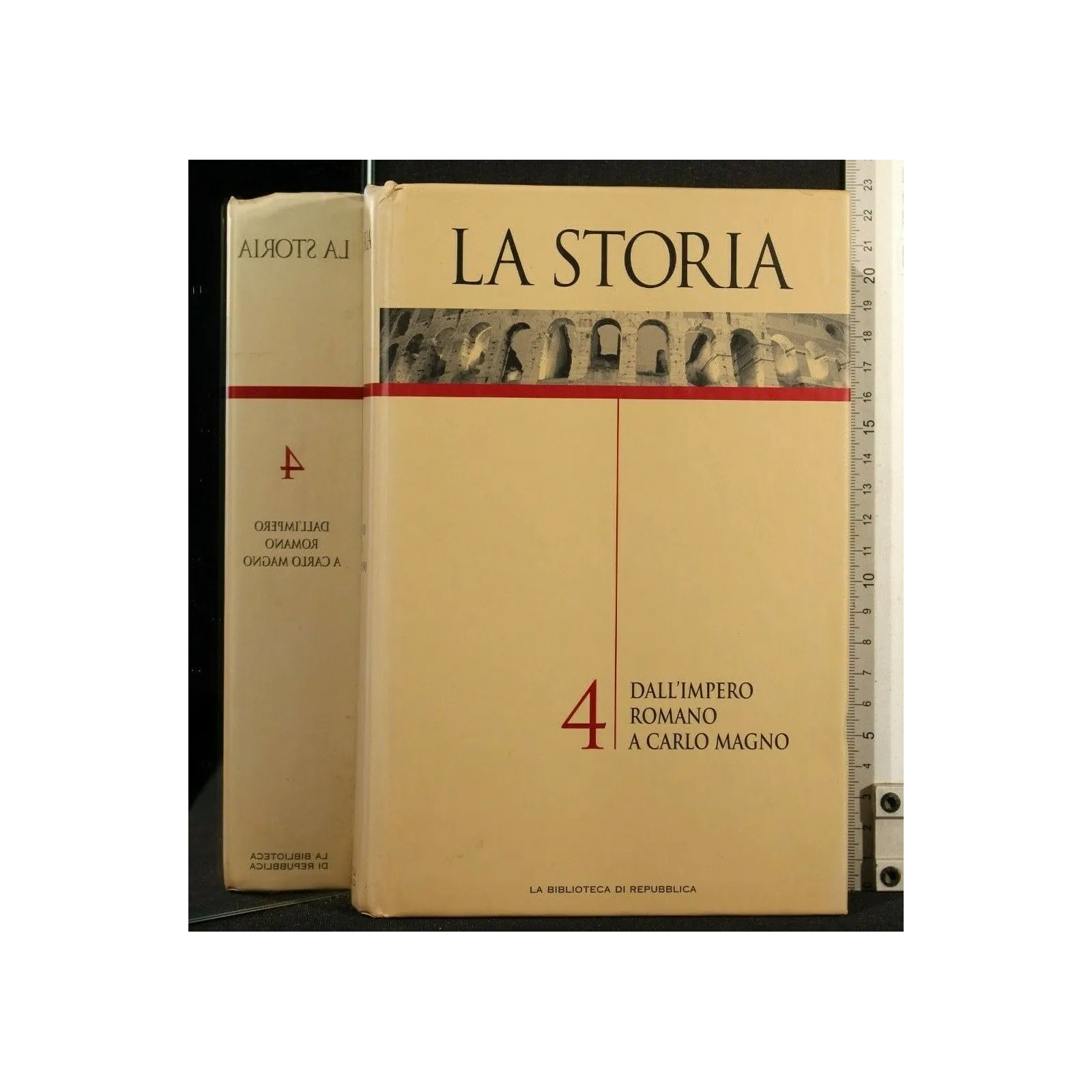 LA STORIA VOL 4 DALL'IMPERO ROMANO A CARLO MAGNO