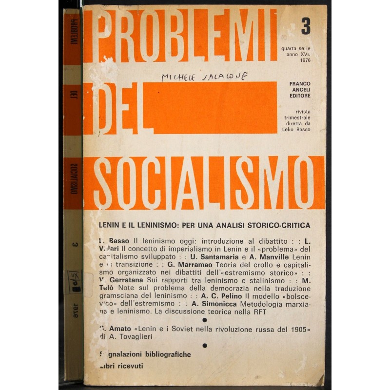 PROBLEMI DEL SOCIALISMO - N 3 - 1976