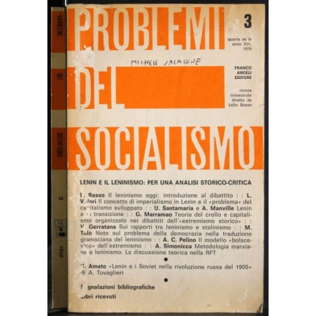 PROBLEMI DEL SOCIALISMO - N 3 - 1976