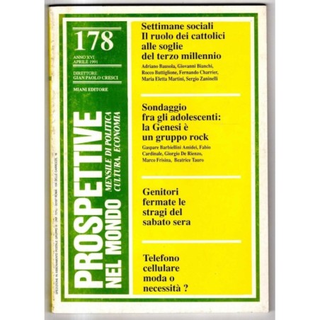 PROSPETTIVE NEL MONDO - N 178 - 1991