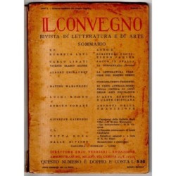 IL CONVEGNO - N 1-2 - 1921 - LETTERATURA E ARTE