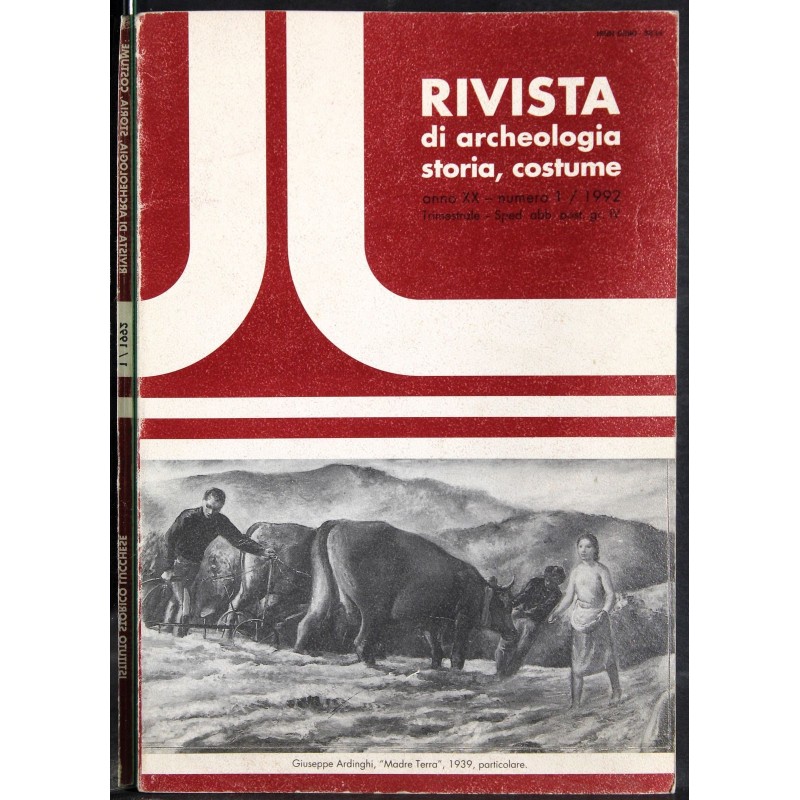 RIVISTA DI ARCHEOLOGIA STORIA COSTUME - N 1 - 1992
