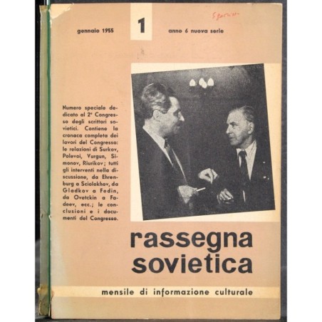 RASSEGNA SOVETICA - N 1 - 1955