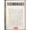 TESTIMONIANZE - N 105 - 1968