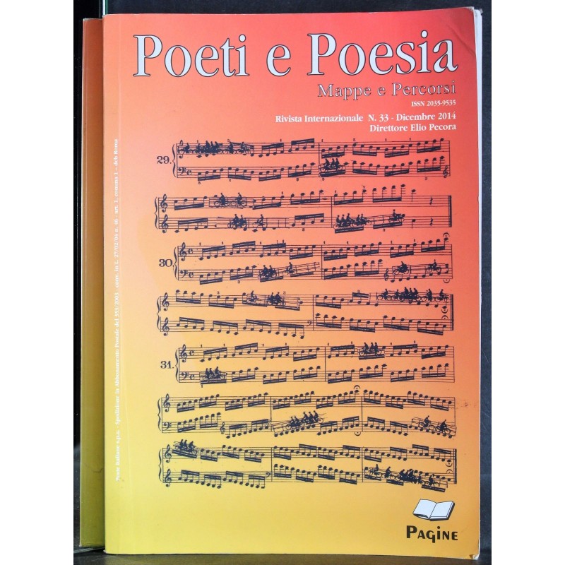 POETI E POESIA - N 33, DICEMBRE - 2014 - MAPPE E PERCORSI