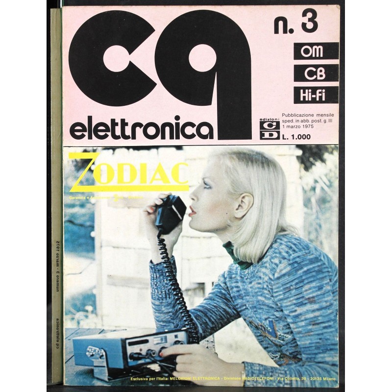 CQ ELETTRONICA - N 3 - 1975