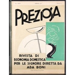 PREZIOSA - N 4 - 1936 - ECONOMIA DOMESTICA
