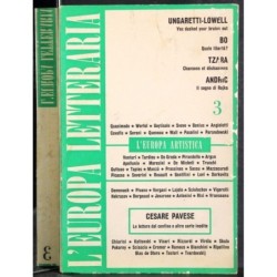 L'EUROPA LETTERARIA - N 3 - 1960 - ARTISTICA