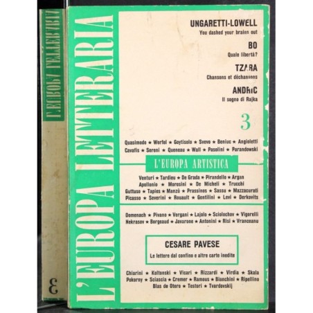 L'EUROPA LETTERARIA - N 3 - 1960 - ARTISTICA