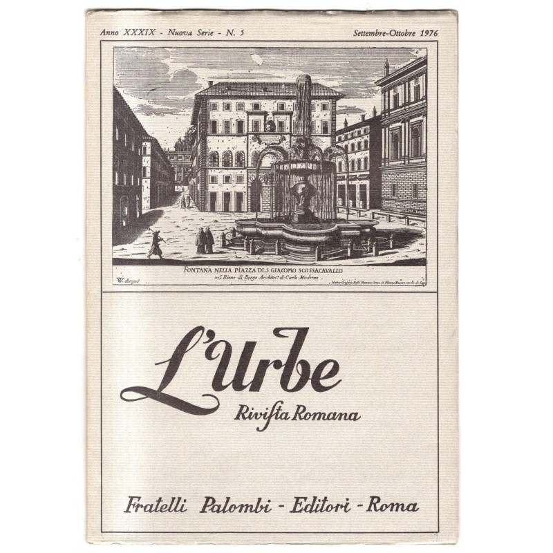 L'URBE - N 5 - 1976 - RIVISTA ROMANA