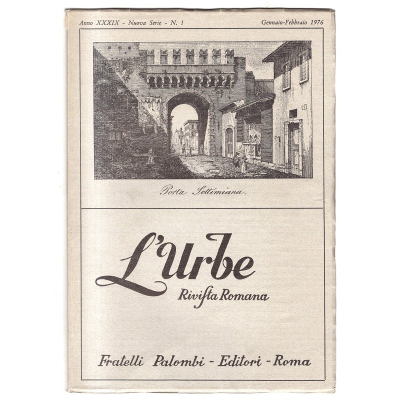 L'URBE - N 1 - 1976 - RIVISTA ROMANA