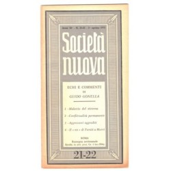 SOCIETA' NUOVA - N 21-22 - 1971