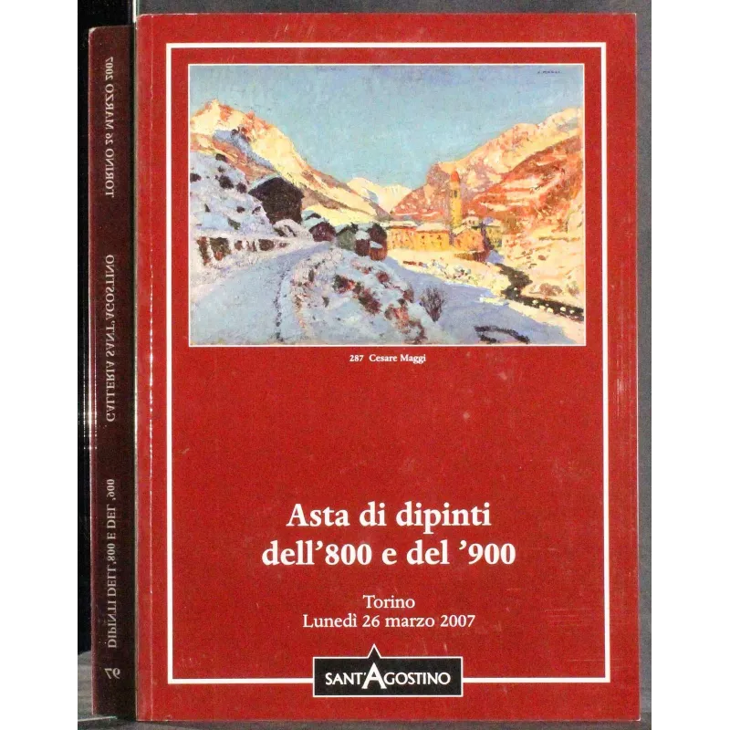 SANT'AGOSTINO. TORINO. ASTA DIPINTI 800 E 900. CATALOGO ASTA 26 MARZO 2007.