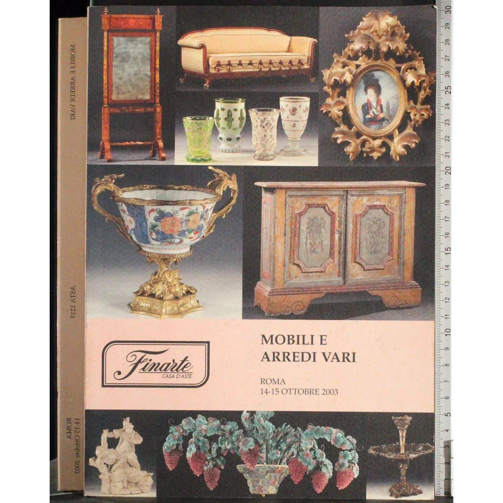 FINARTE. ROMA. MOBILI E ARREDI VARI. CATALOGO ASTA 14-15 OTTOBRE 2003.