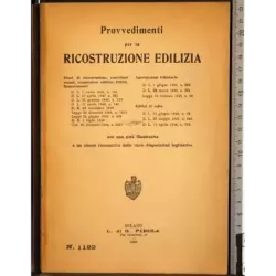 Provvedimenti per la ricostruzione edilizia