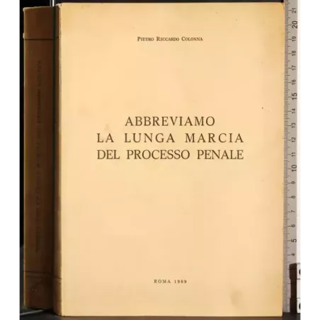 Abbreviamo la lunga marcia del processo penale