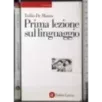 Prima lezione sul linguaggio