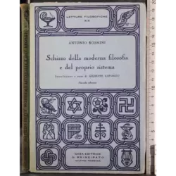 Schizzo della moderna filosofia e del proprio sistema