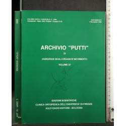 ARCHIVIO "PUTTI" DI CHIRURGIA DEGLI ORGANI DI MOVIMENTO VOL 37