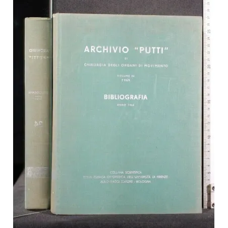 ARCHIVIO "PUTTI" DI CHIRURGIA DEGLI ORGANI DI MOVIMENTO VOL. 24