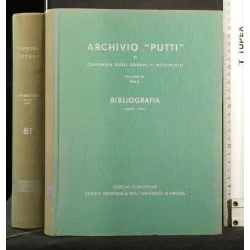 ARCHIVIO "PUTTI" DI CHIRURGIA DEGLI ORGANI DI MOVIMENTO VOL 18