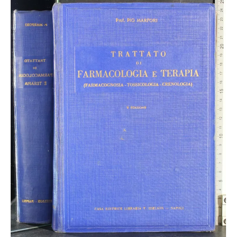 Trattato di farmacologia e terapia