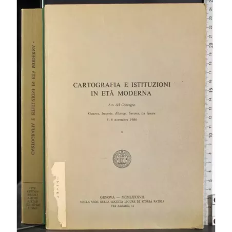 Cartografia e istituzioni in età moderna