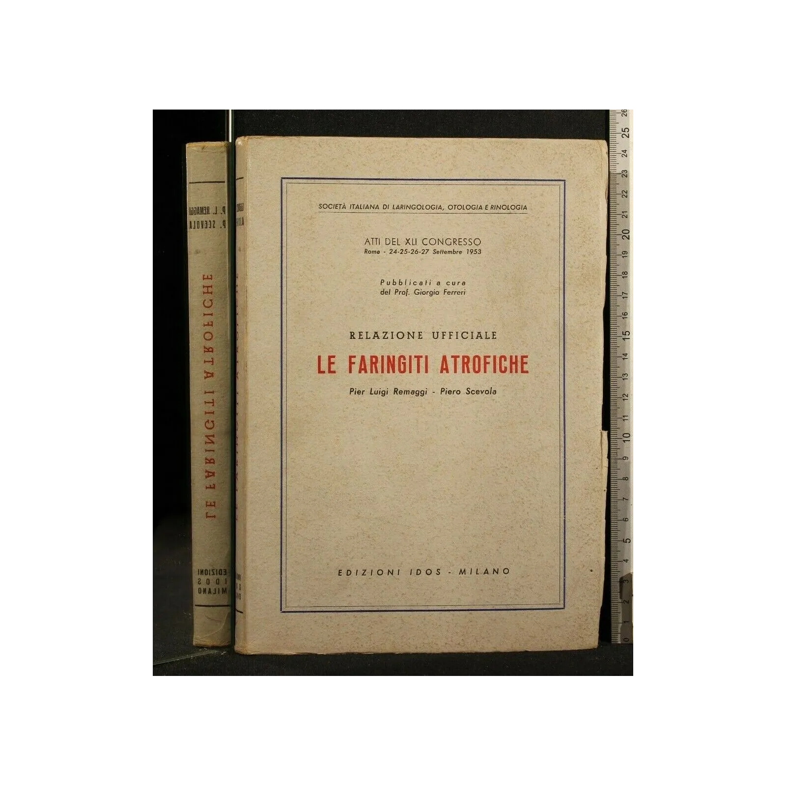 ATTI DEL XLI CONGRESSO ROMA, 24-25-26-27 SETTEMBRE 1953 LE