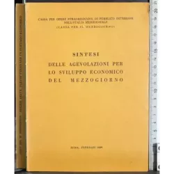 Sintesi agevolazioni per lo sviluppo economico del mezzogiorno