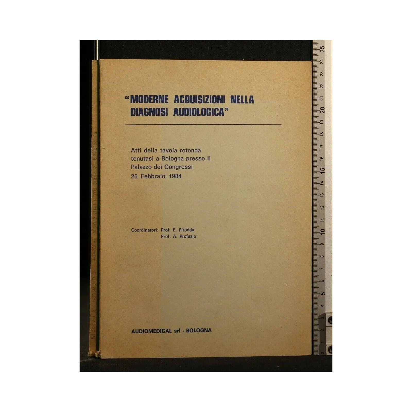 ATTI DELLA TAVOLA ROTONDA BOLOGNA 26 FEBBRAIO 1984 MODERNE