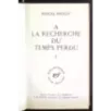 A la recherche du temps perdu. 3 Volumi