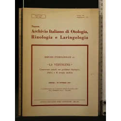 ARCHIVIO ITALIANO DI OTOLOGIA, RINOLOGIA E LARINGOLOGIA LA