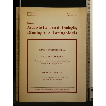 ARCHIVIO ITALIANO DI OTOLOGIA, RINOLOGIA E LARINGOLOGIA LA