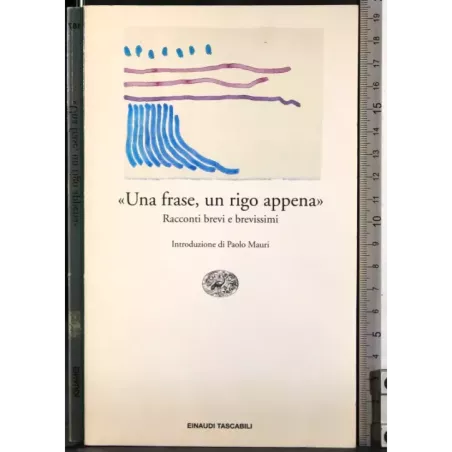 'Una frase, un rigo appena''